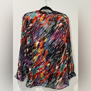DuePerDue Blouse multi colored size Medium